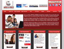 Tablet Screenshot of edulightinstitute.com